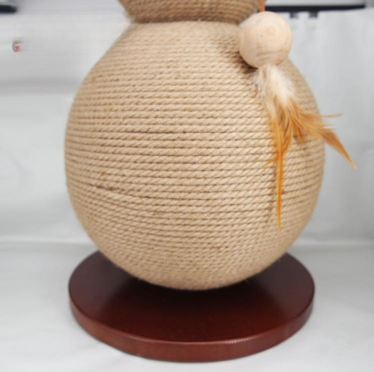 Sisal Scratch résistant à la poire sphérique Fun Cat Climber