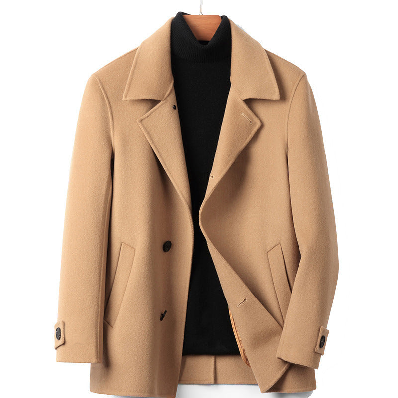 Manteau de mode Woolen sans cachemire
