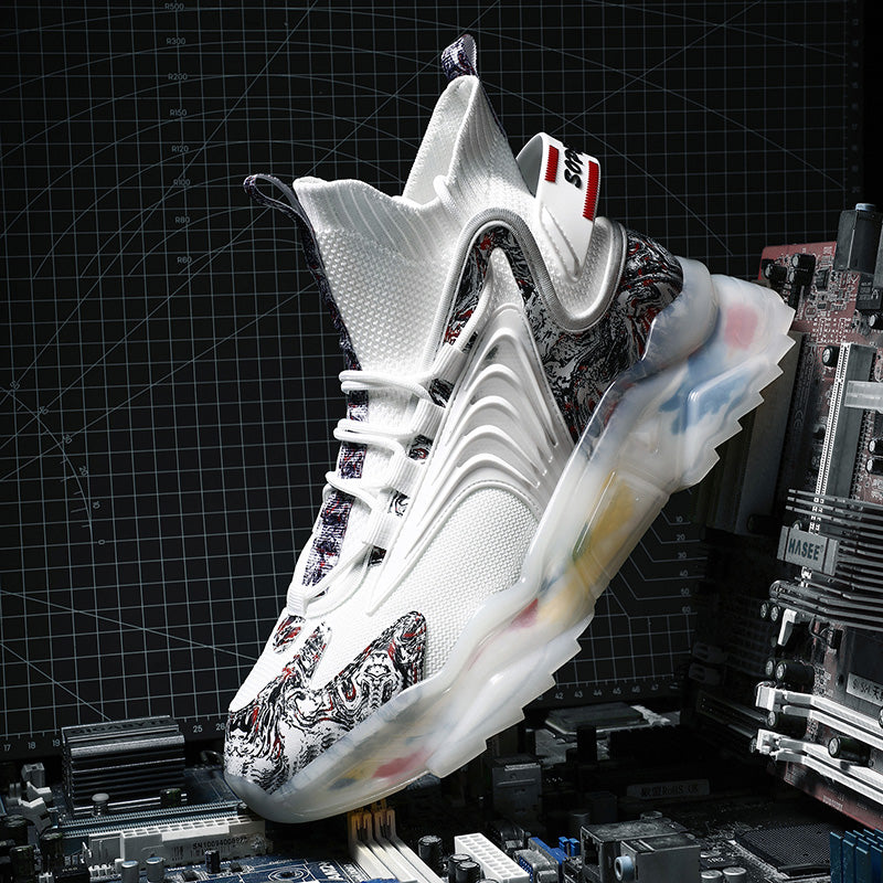 Respirant mince Mesh Sports et loisirs Running Basketball Chaussures