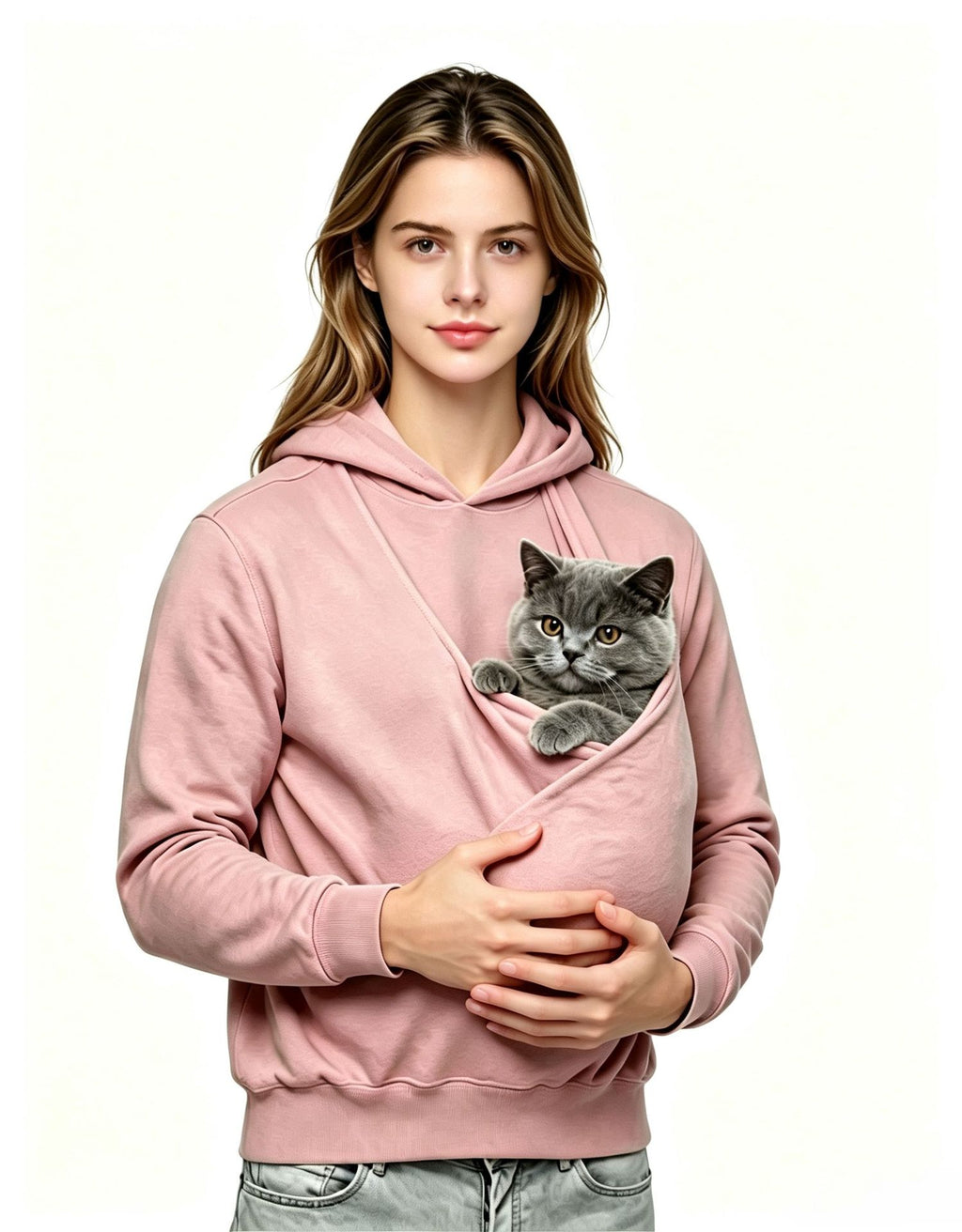 Style européen et américain Unisexe Kangaroo Pocket Multi-fonctionnel Parent-enfant Allaitement H