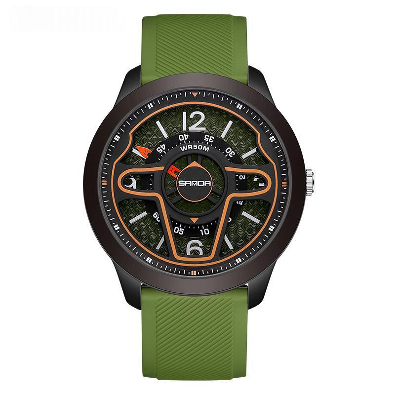 Volant créatif 3D Hollow-Out Montre électronique