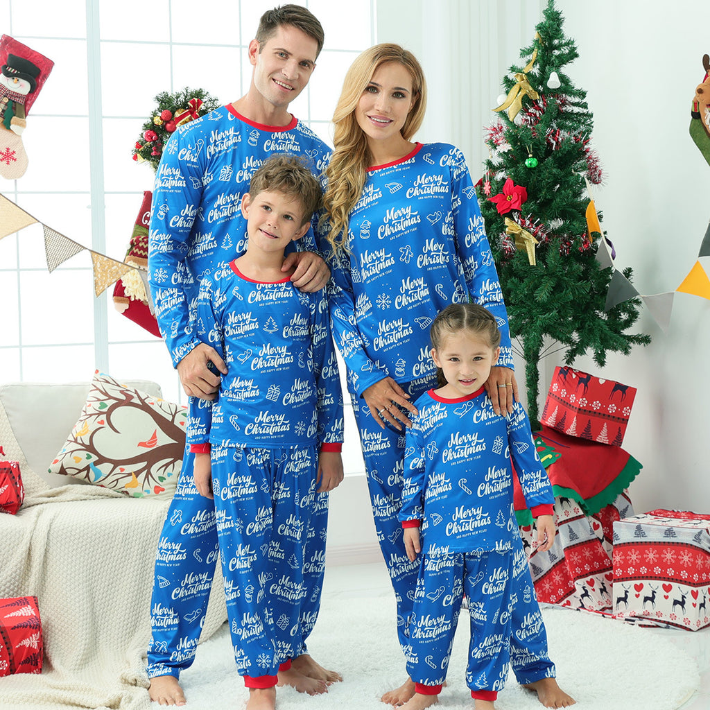 Ensemble de pyjama à manches longues pour le salon de Noël