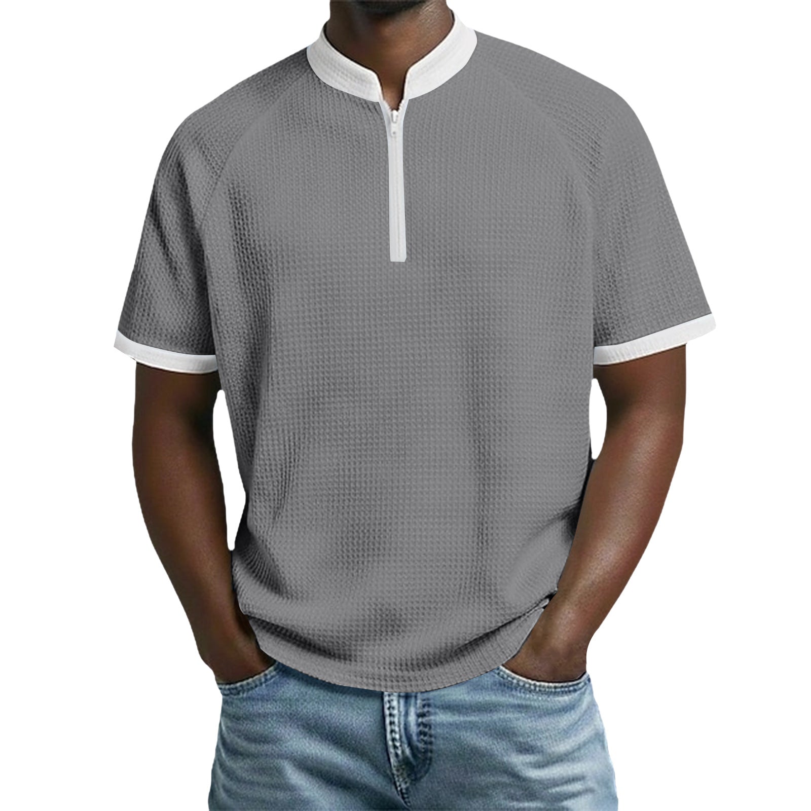 T-shirt Polo manches courtes à manches courtes pour hommes