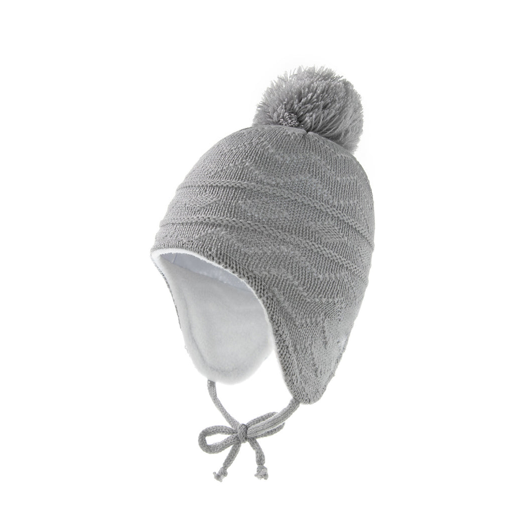 Ensemble de gants de garde d'oreilles pour enfants en laine solide et chaude