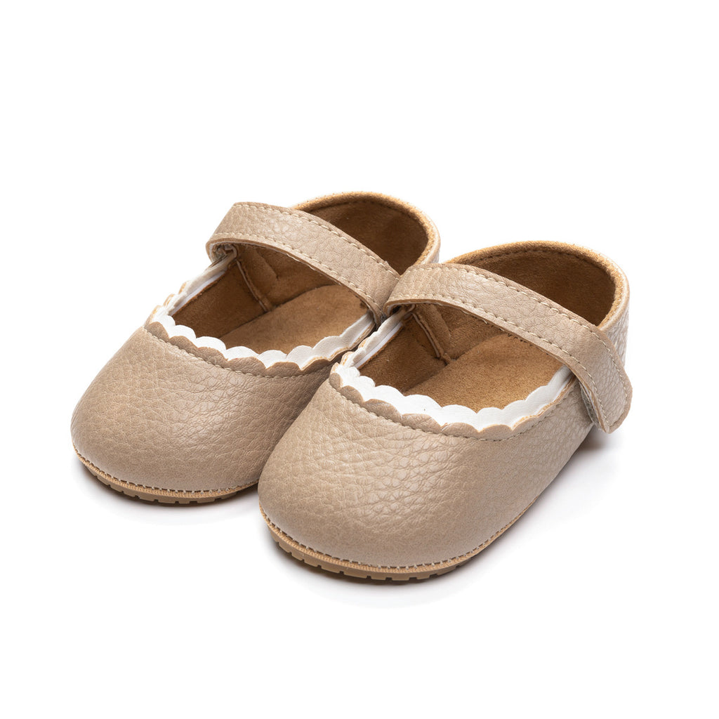 Bébé fille artificielle PU chaussures pour enfants