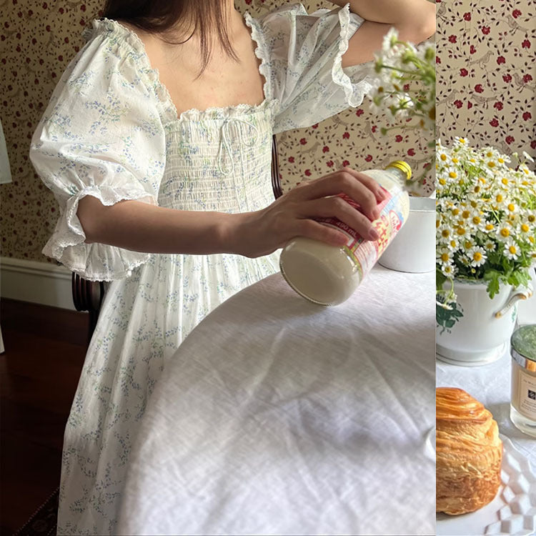 La jupe Fée Florale peut être déchirée en dehors des vêtements de maison pour filles françaises