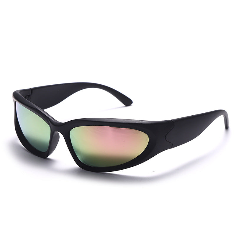 Riding Colorful Sports Mode Personnalité Lunettes de soleil