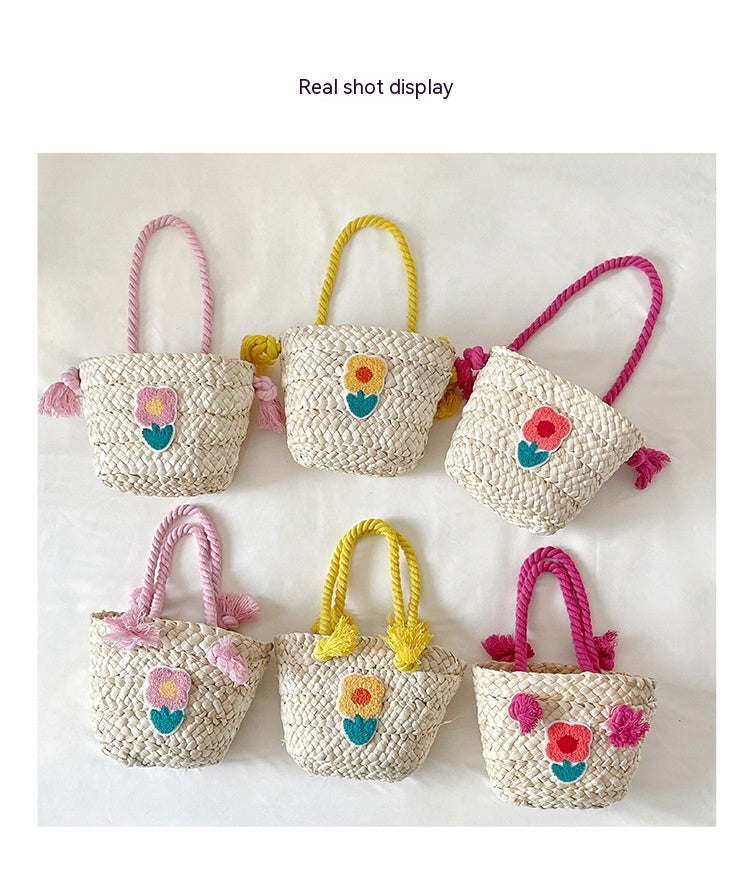 Sac de messager tricoté pour enfants