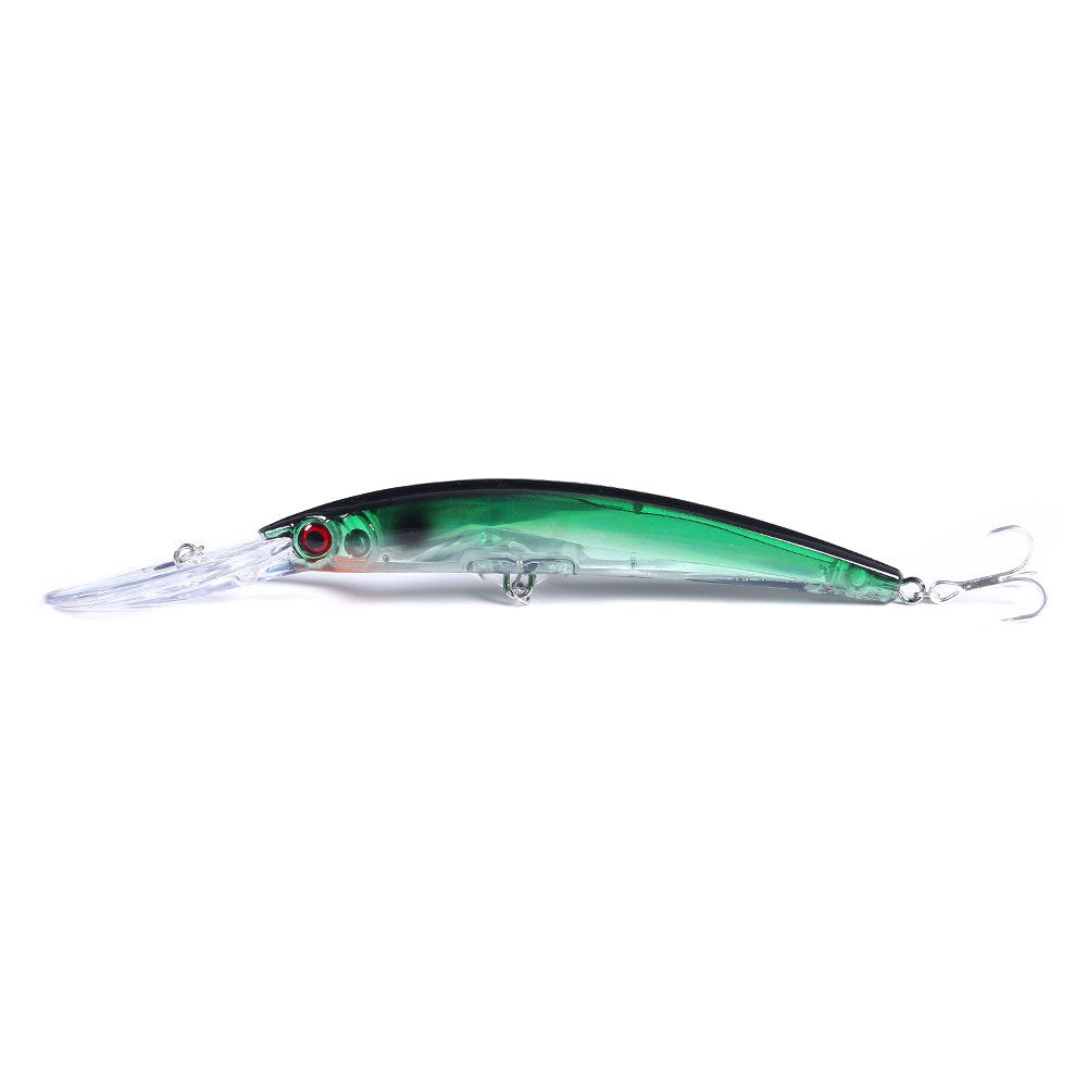 Hengjia Long Cast Sea Fishing Mino Simulation de faux bec flottant loin