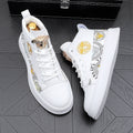 Chaussures de tableau d'impression polyvalentes de mode homme