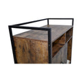 Boîte à litière en bois de chat brun rustique