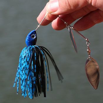 Paillettes composites rotatives Beard Guy SPINNER BAIT Lure Bait Tracteur de surface d'eau Basse Hoo