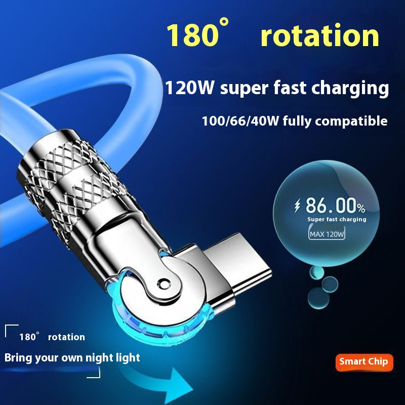 Câble de données 6A à charge super rapide 120W