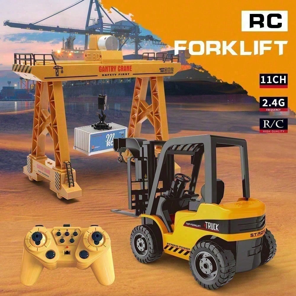 11CH 1 18 Jouet de chariot élévateur RC pour enfants