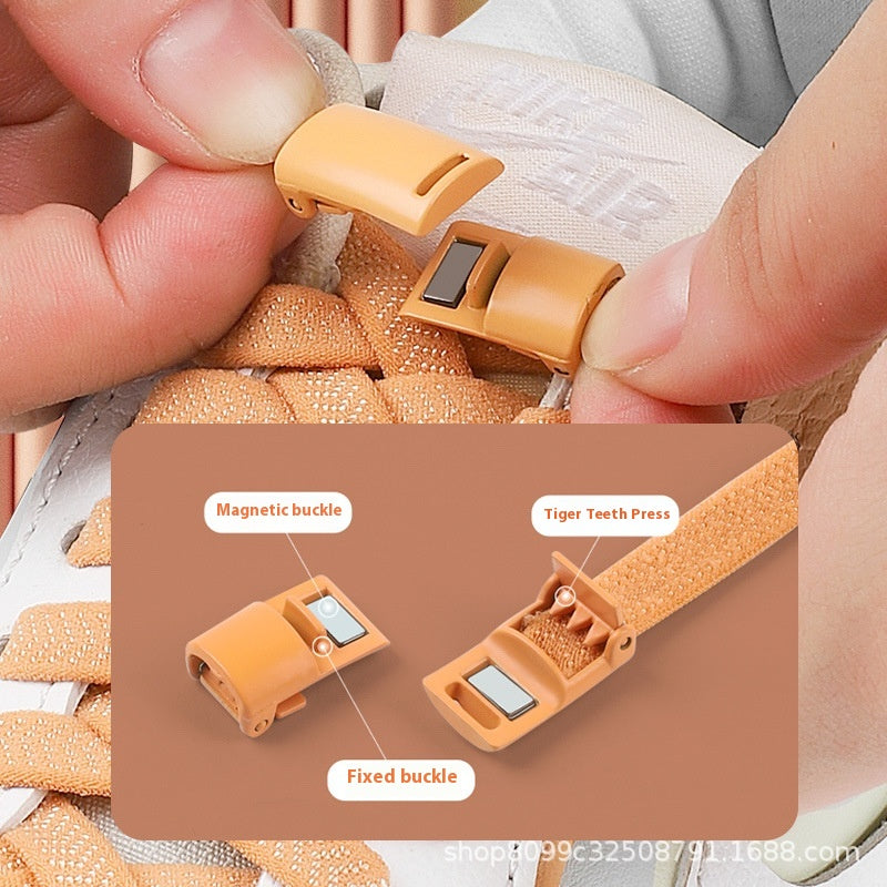 Boucle élastique de boucle de shoelace sans lazy Righten Rope sans attache magnétique