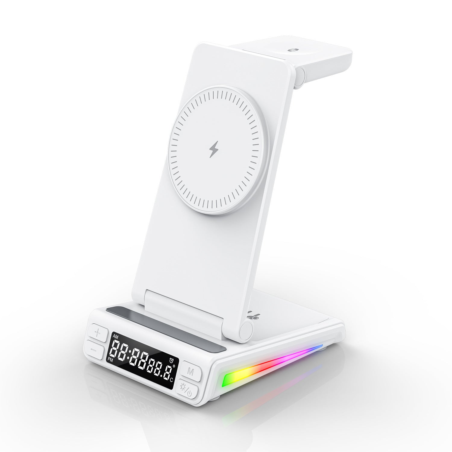 Chargeur sans fil multifonctionnel pliant vertical cinq en un de bureau
