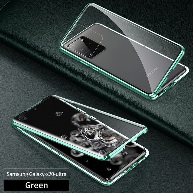 Couverture de protection en verre double face de téléphone mobile haute définition