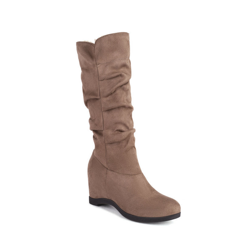 Bottes en tissu Suede pour femmes