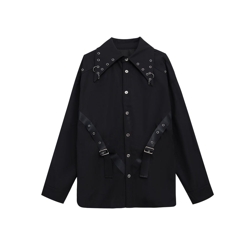 Deconstructing Epaule Pad Blanc Chemise Veste