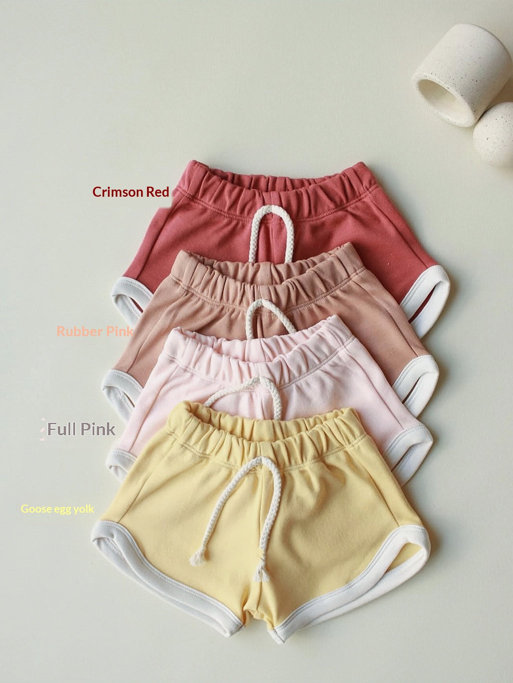 Bébé Summer Outfit Suspender Vest et shorts ensemble filles