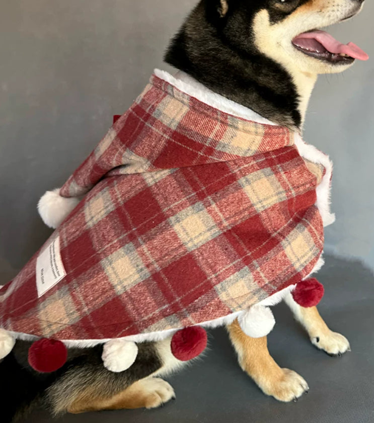 Manteau de coton doublé d'hiver pour grand chien