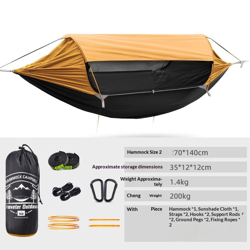 Voyages Mosquito-Proof Tip-résistant Hammock extérieur