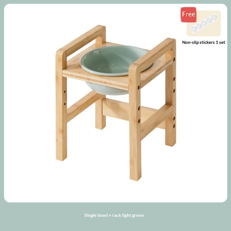 Céramique Grande Capacité Dog Bowl Feeder