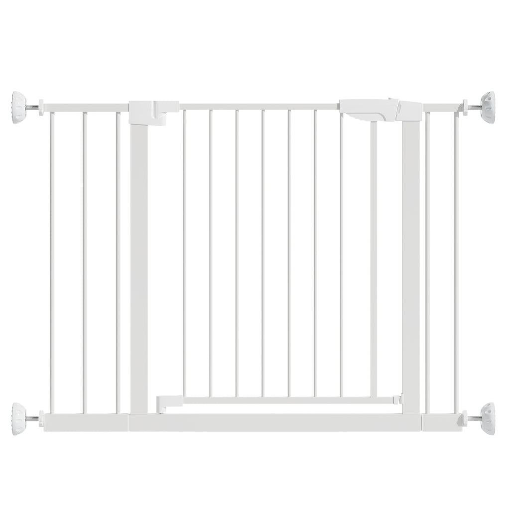 29,5-45,3" Wide Baby Gate avec protecteur mural pour escaliers