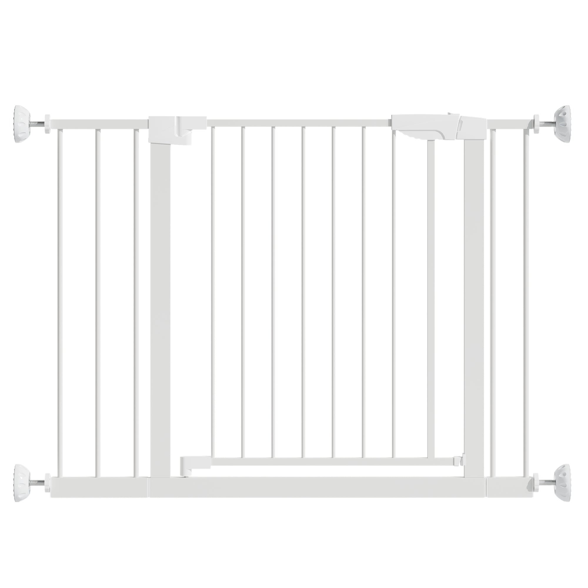 29,5-45,3" Wide Baby Gate avec protecteur mural pour escaliers