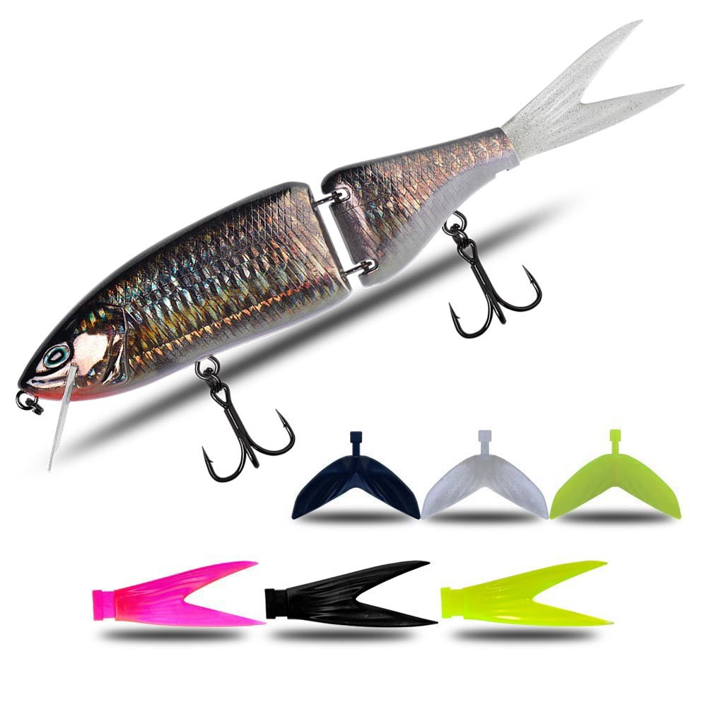 Luya flottant plusieurs sections Baignade Bait Brut Bait Hard Bait Basse Bâton de chien