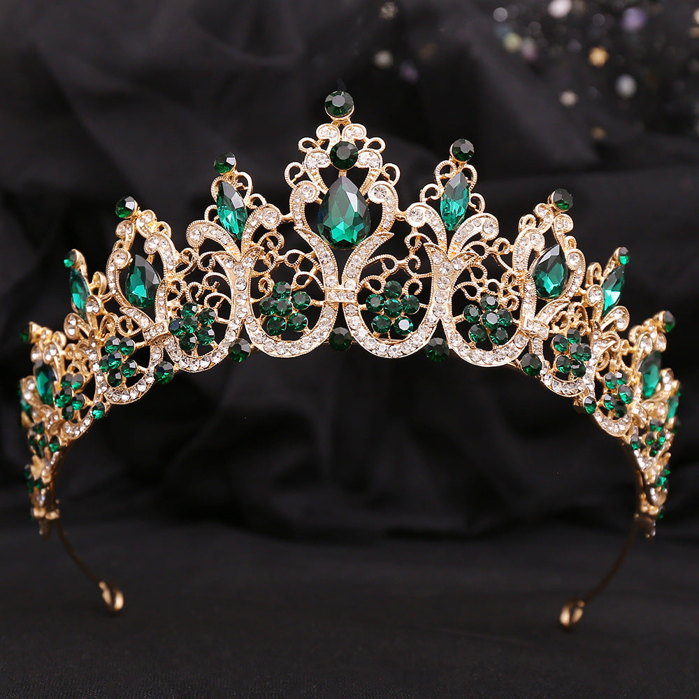 Tête de mariée en cristal européen et américain