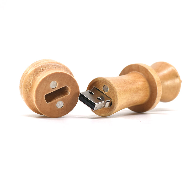 Échecs en bois Pen Drive King Usb Drive Mémoire en bois Stic