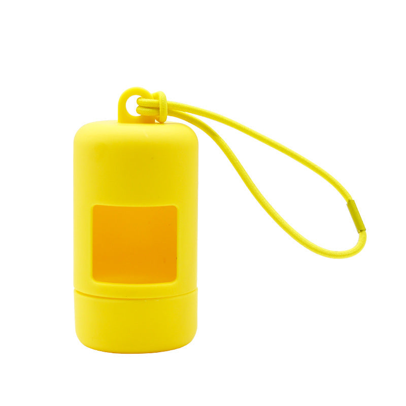 Porte-bags portable en PVC Poop
