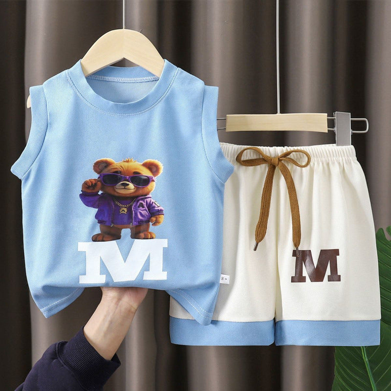 Vêtements de sport à manches courtes pour enfants