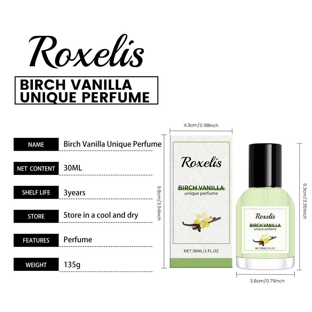 Parfum unique de la vanille de bouleau
