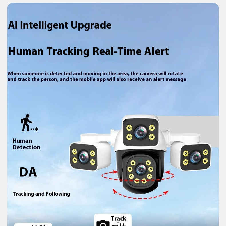 Caméra de surveillance en plein air sans fil Wi-Fi