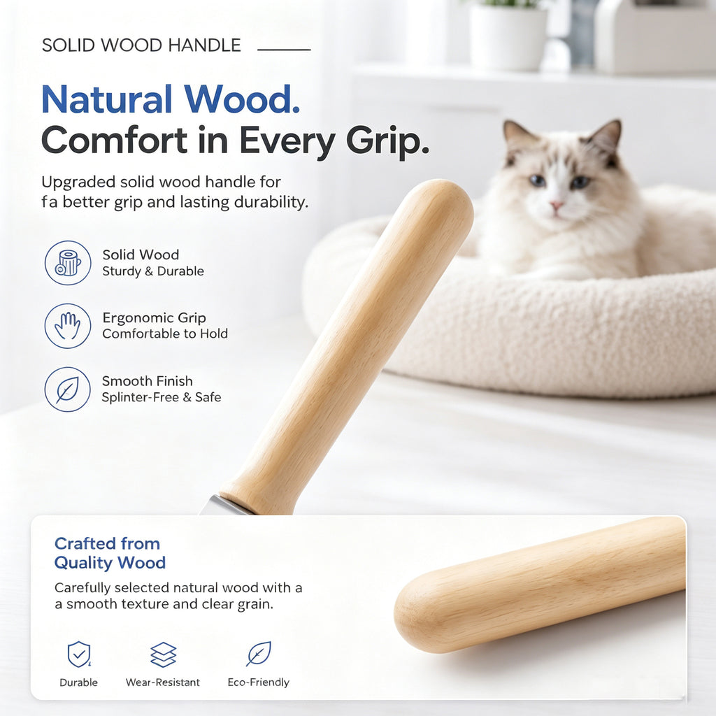 Scoop pour chat en acier inoxydable avec tamis à mailles fines