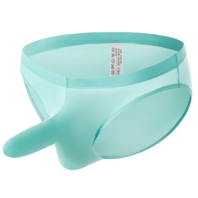 Sous-vêtements separés en soie de glace ultra-mince respirant sexy