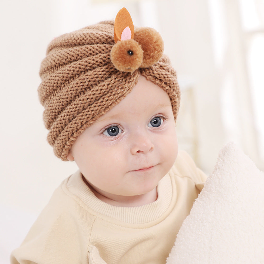 Enfants Chapeau tricoté en laine Automne Et l'hiver