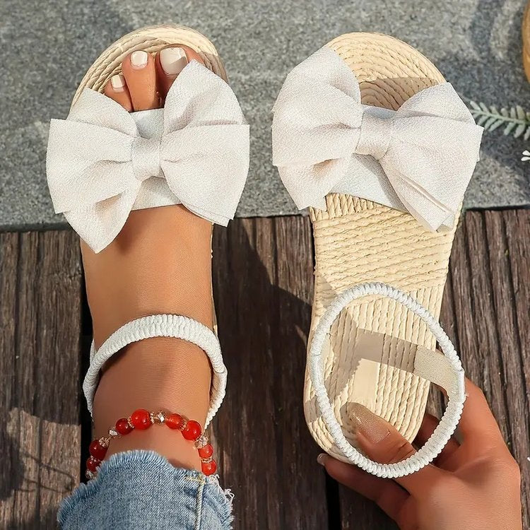 Pantoufles pour femmes Bow