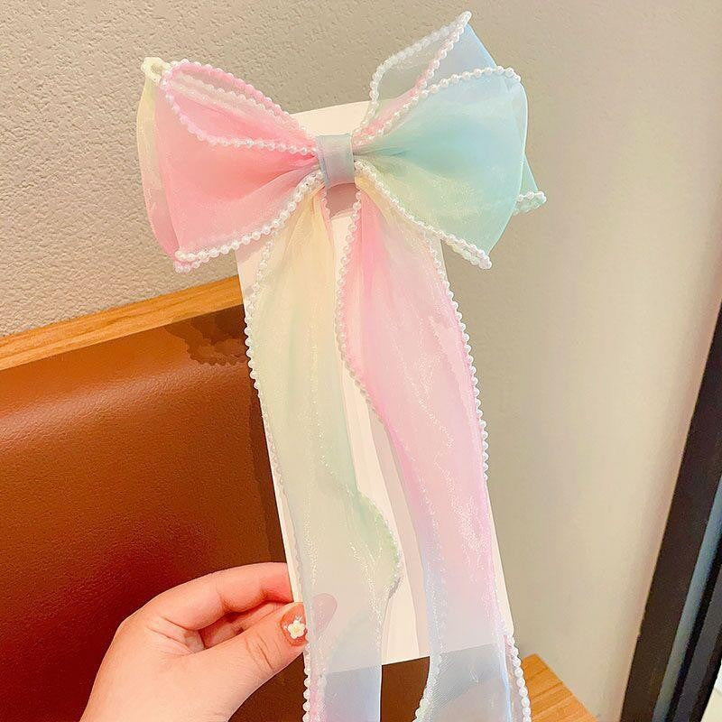 Femelle Sweet Desire Mesh Bow Clip cheveux