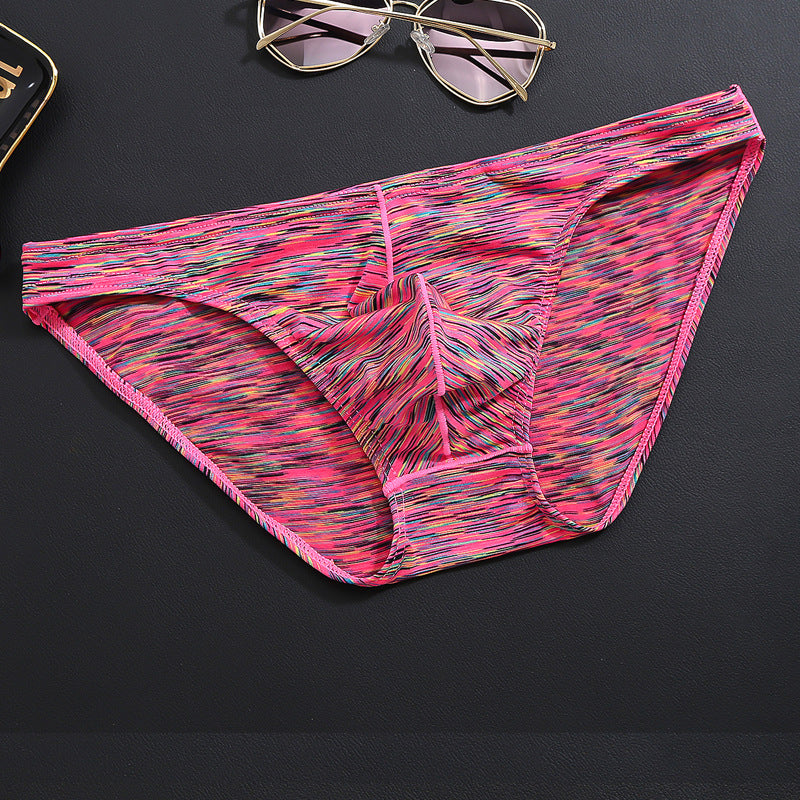 Sous-vêtements Triangle coton Été Sous-vêtements colorés Hommes