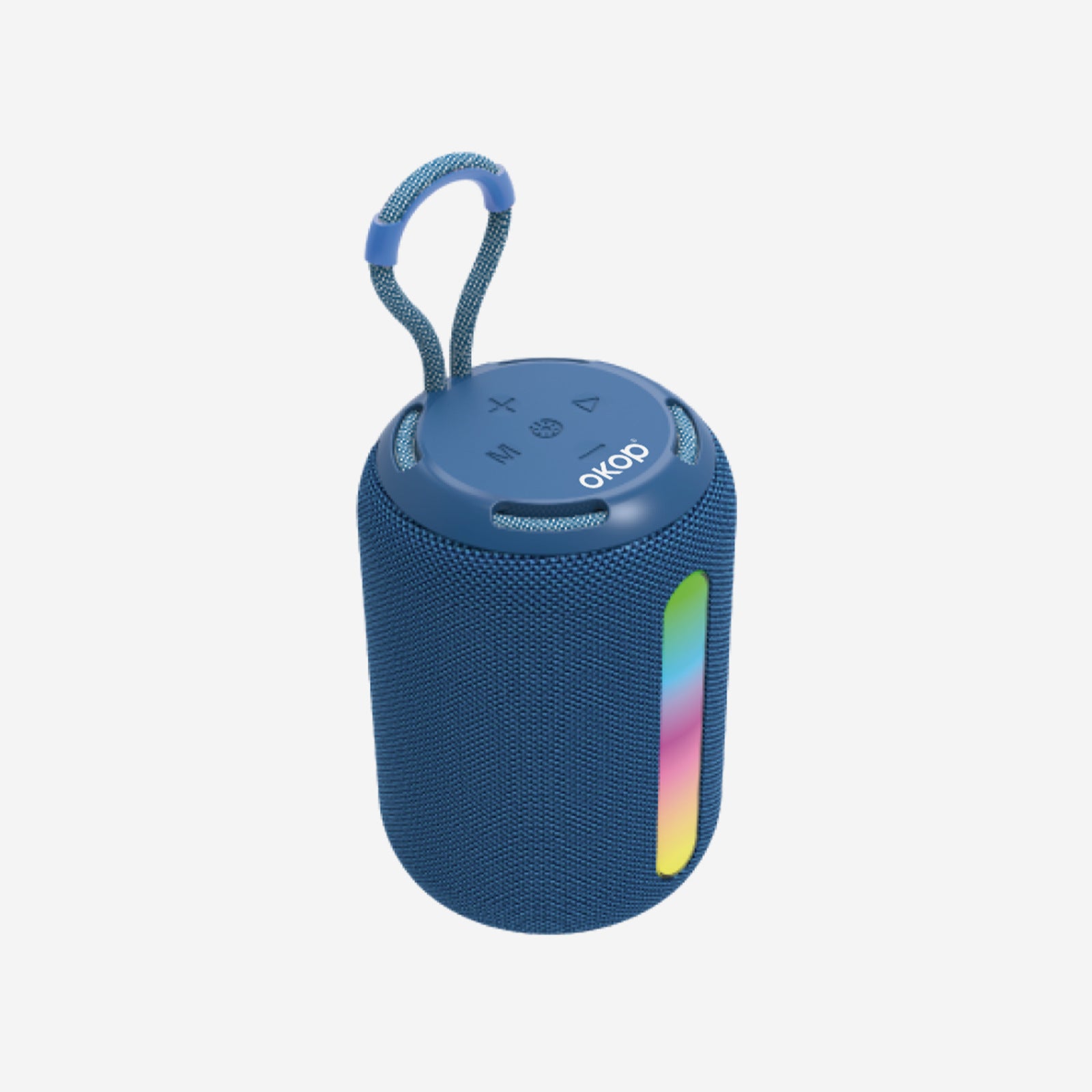 KP-599 Vente haut-parleur Bluetooth extérieur portable avec lumières LED subwoofer et lecteur de cartes