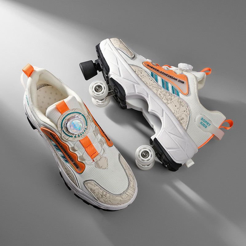 Patins enfants Déformation invisible à quatre roues