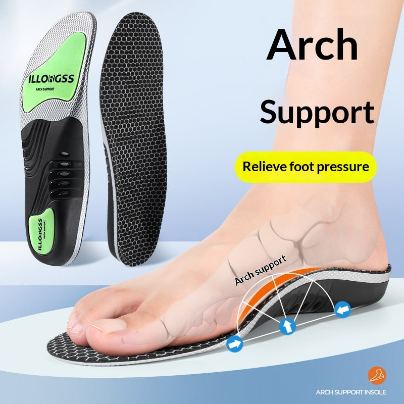 Haute-arche de soutien semelle de sport qui Wicks Away Sweat et contrôle Odor