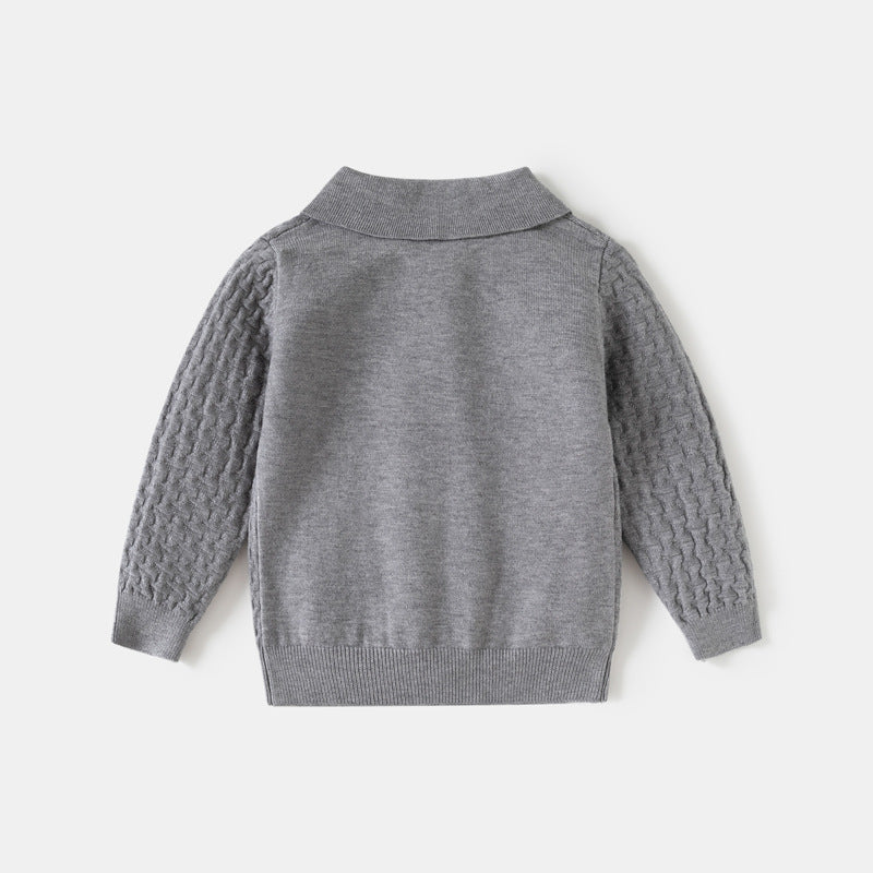 Pull à demi-zip pour garçons