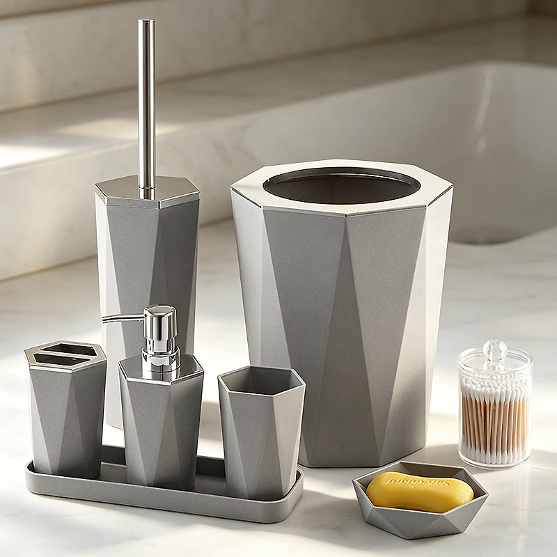 Set de salle de bain de distributeur de sanitizer à la main de style pompe
