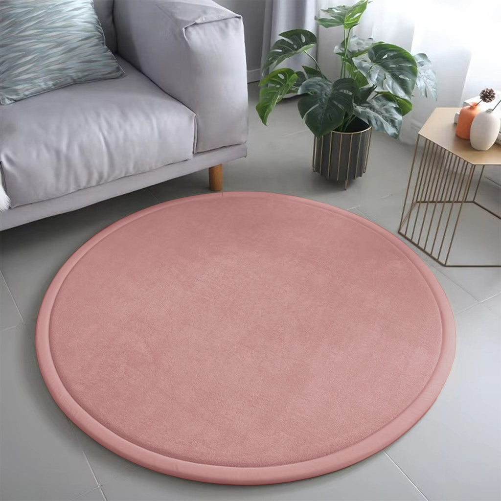 Tapis rond éponge épaissé