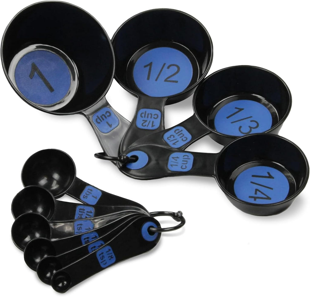 10 Pack Easy Read Set de tasse de mesure en plastique