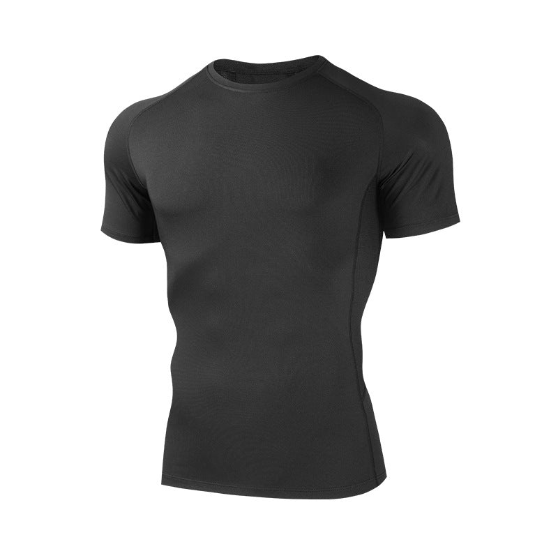 Hommes Manches courtes Sweat-wicking Quick-sèchement Sports de plein air Top